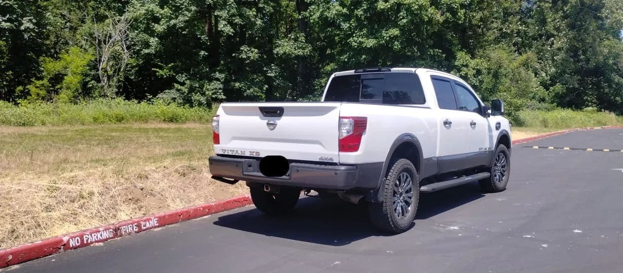 2017 Nissan Titan XD Platinum Reserve, view