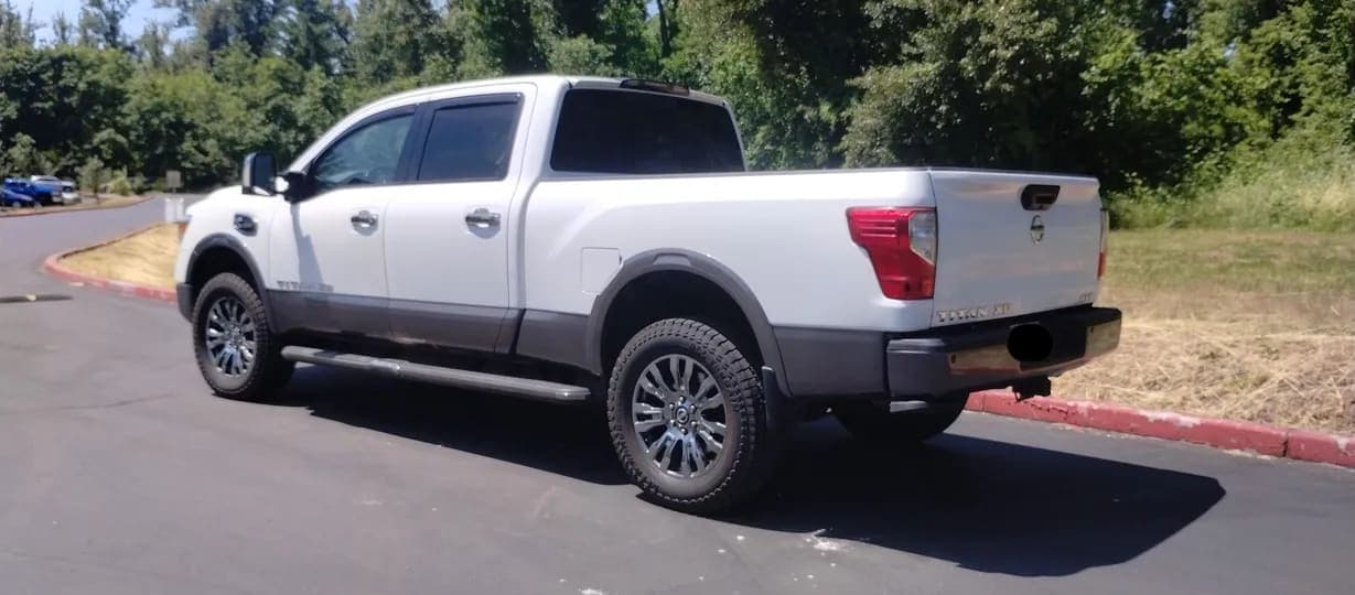 2017 Nissan Titan XD Platinum Reserve, view