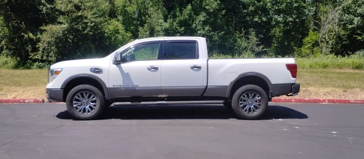 2017 Nissan Titan XD Platinum Reserve, view