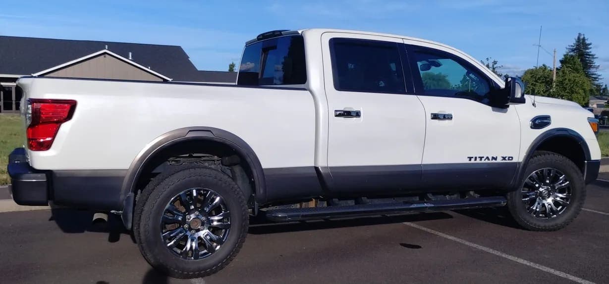 2017 Nissan Titan XD Platinum Reserve, view