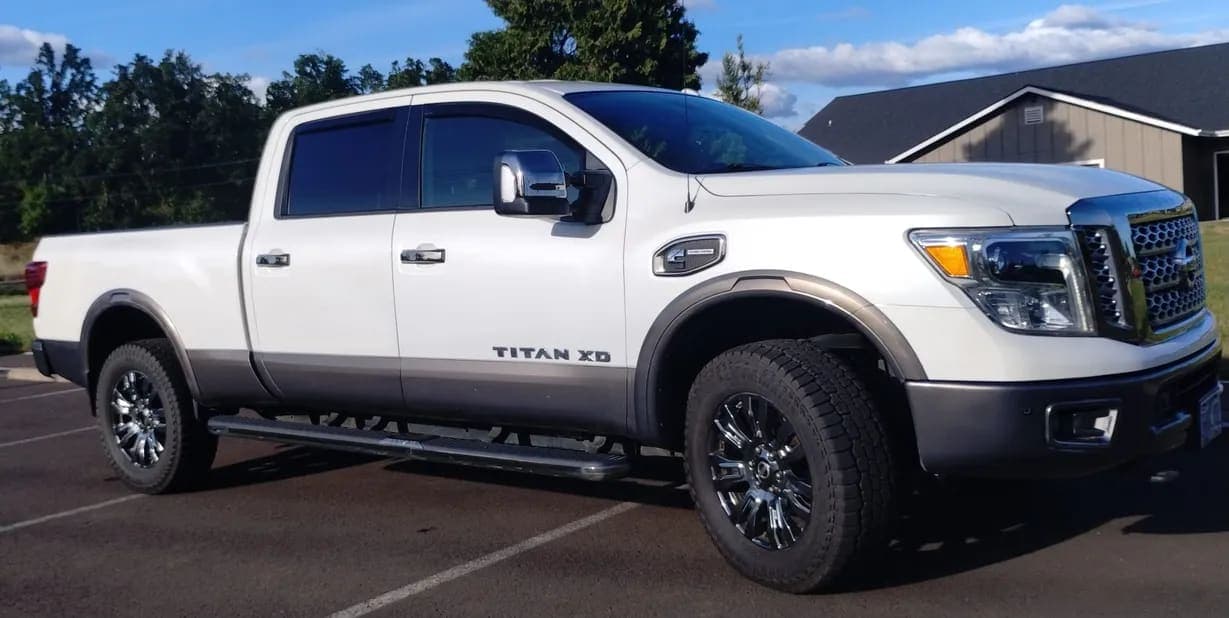 2017 Nissan Titan XD Platinum Reserve, view