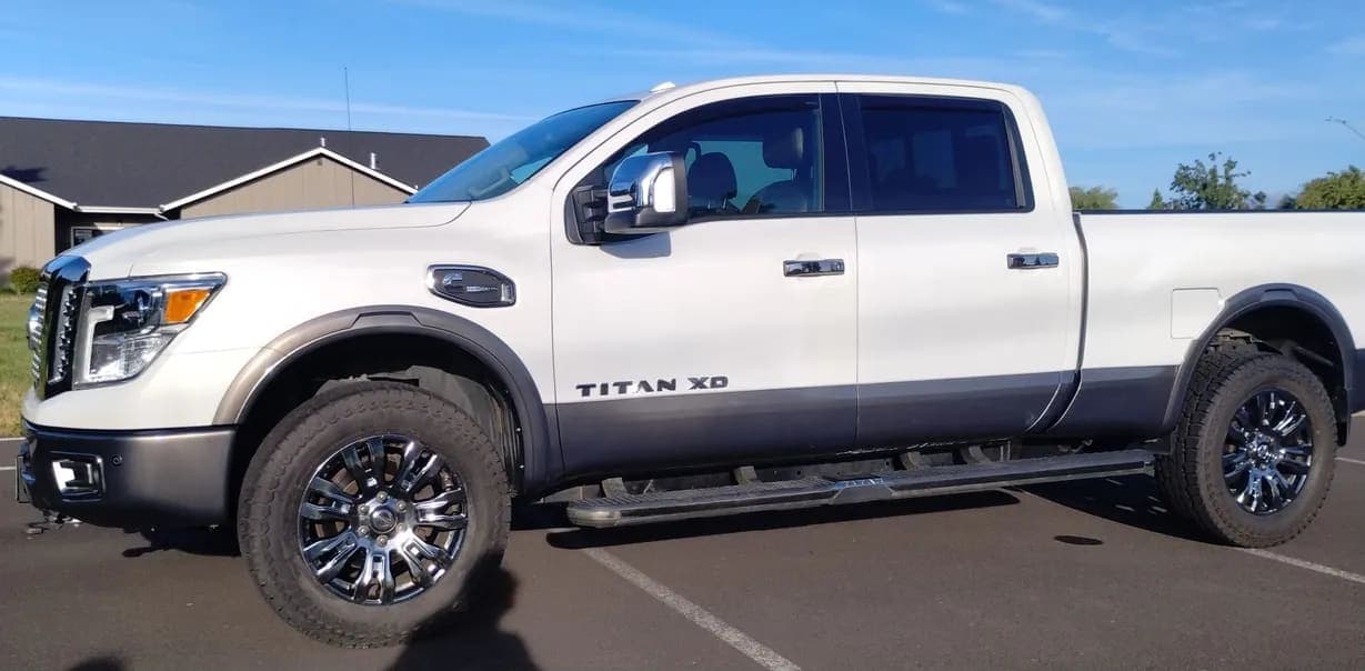 2017 Nissan Titan XD Platinum Reserve, view