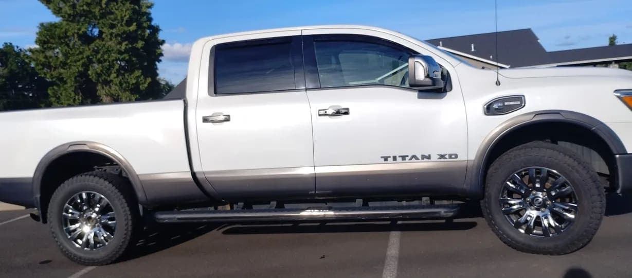2017 Nissan Titan XD Platinum Reserve, view